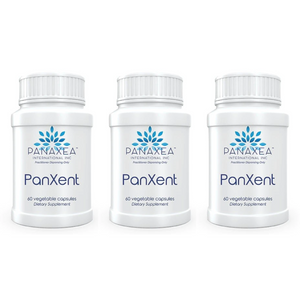 Panaxea PANXENT 60 Vegetable Capsules Dietary Supplement 3 PACK
