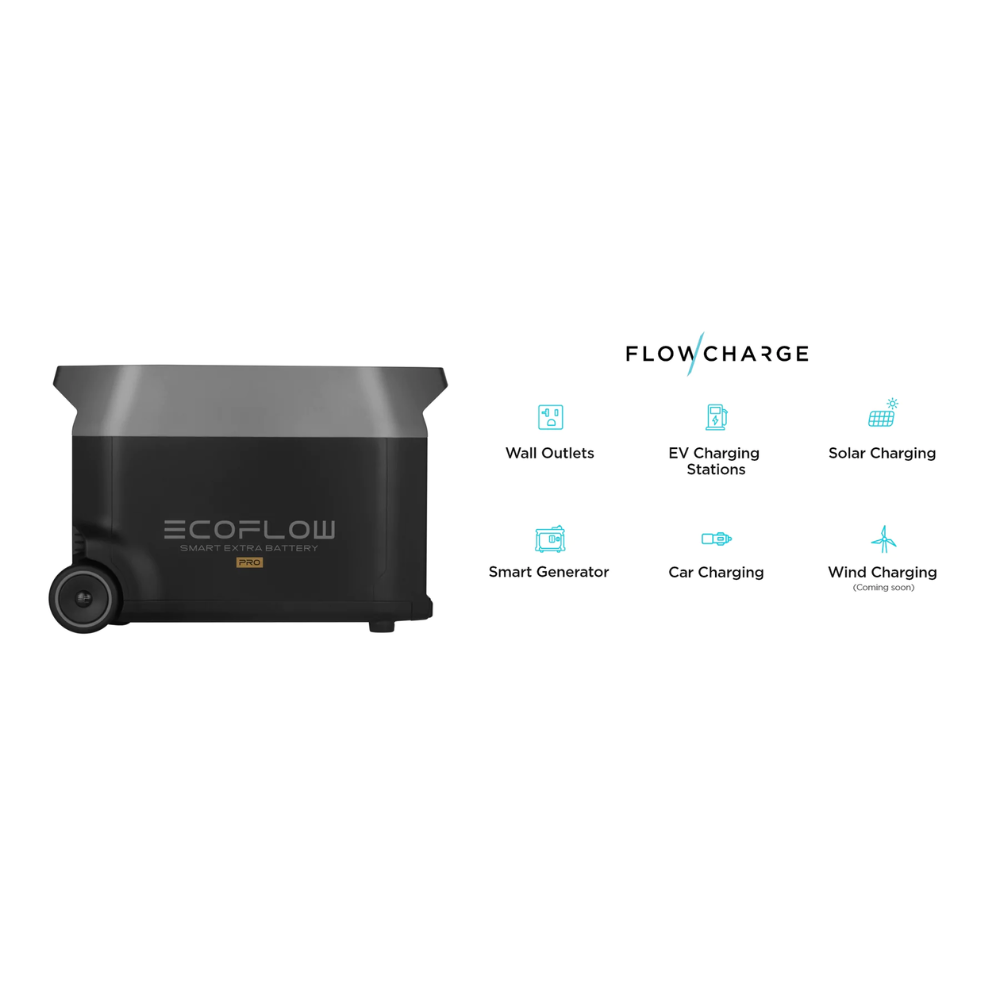 EcoFlow DELTA Pro 3600Wh Power Station + DELTA Pro Extra Battery