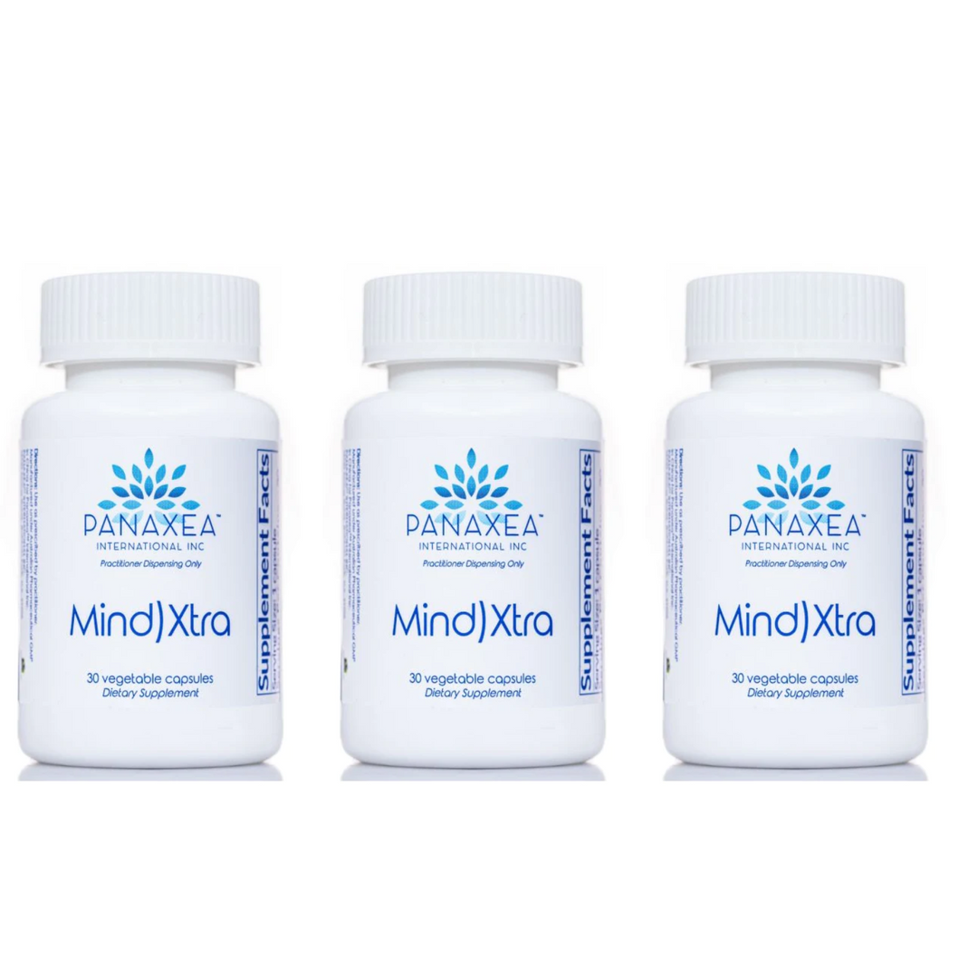 Panaxea MIND)XTRA 30 cápsulas vegetales de 500 mg (paquete de 3)
