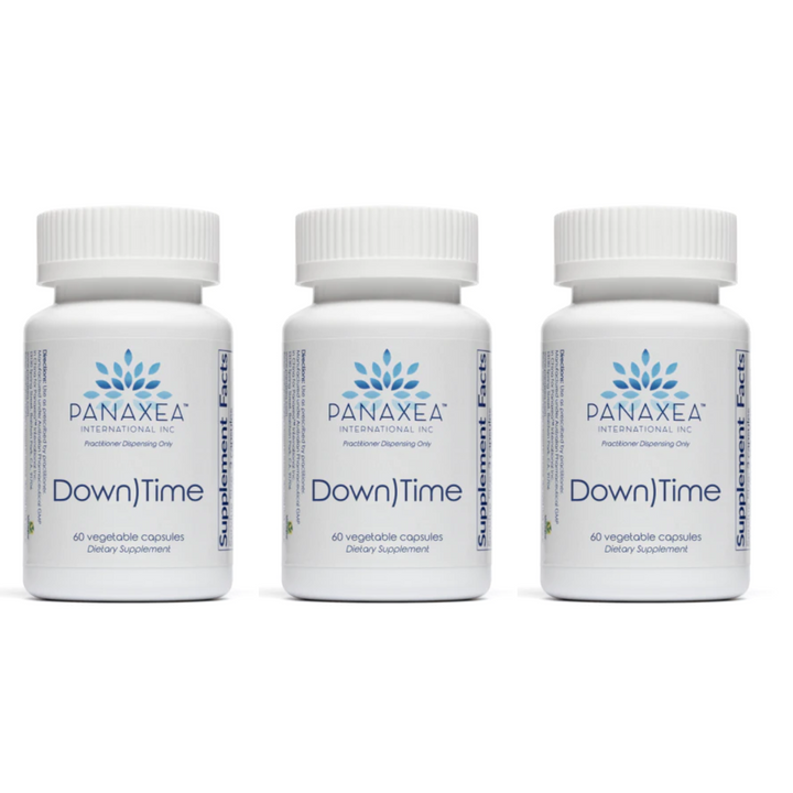 Panaxea DOWNTIME 60 cápsulas vegetales de 500 mg, suplemento dietético (paquete de 3)