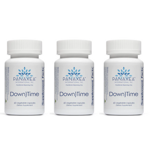 Panaxea DOWNTIME 60 x 500 mg Vegetable Capsules Dietary Supplement 3 PACK