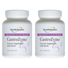 Load image into Gallery viewer, Transformation Enzymes GastroZyme Relief Gastrointestinal 270 Capsules 2 PACK
