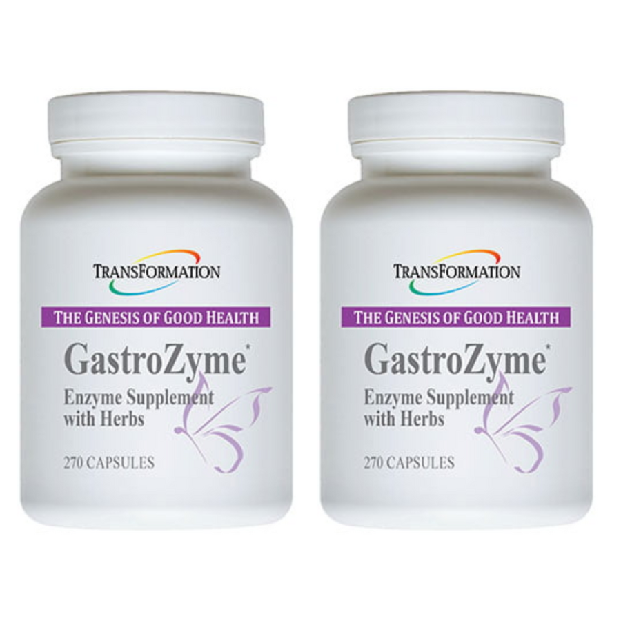 Transformation Enzymes GastroZyme Relief Gastrointestinal 270 Capsules 2 PACK