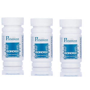 Panaxea ISOINDIGO 90 x 500 mg Vegetable Capsules Dietary Supplement 3 PACK