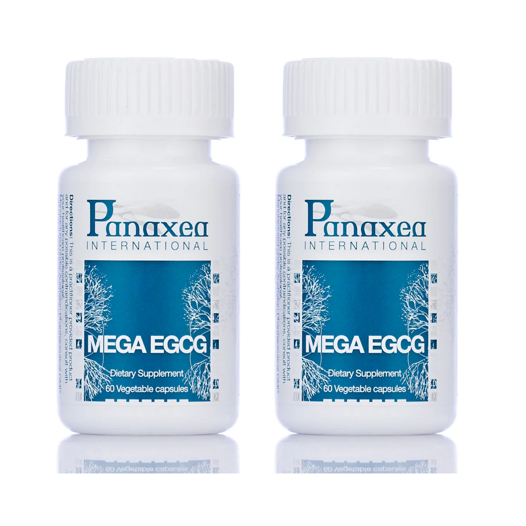 Panaxea Mega EGCG 60 Vegetable Capsules Dietary Supplement 2 PACK