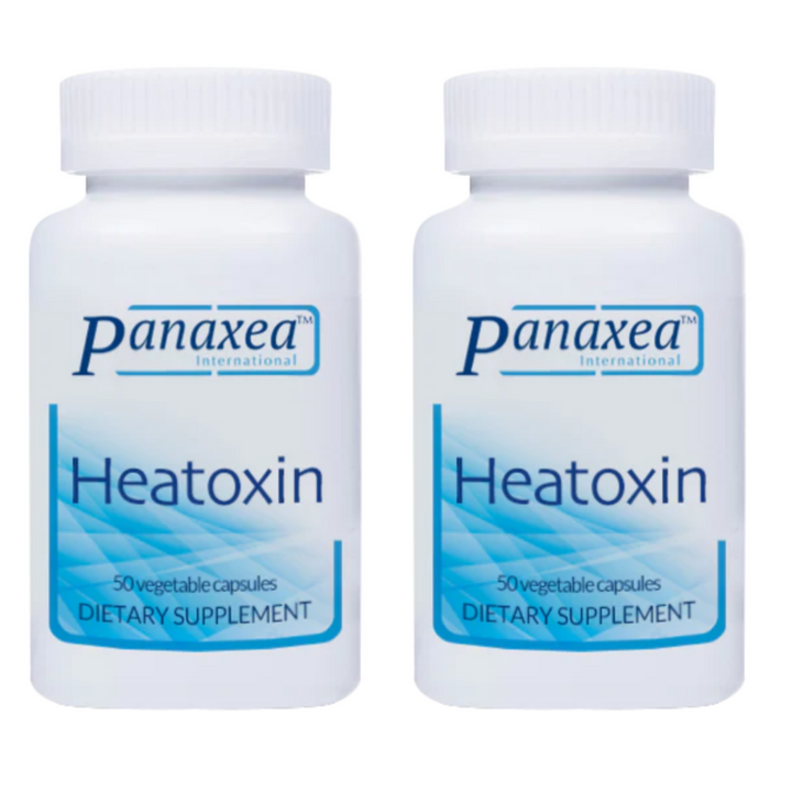 Panaxea HEATOXIN 50 x 500 mg Vegetable Capsules Dietary Supplement 3 PACK
