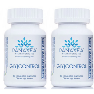 Panaxea GLY)CONTROL 60 x 500 mg Vegetable Capsules Dietary Supplement 2 PACK