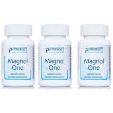 Load image into Gallery viewer, Panaxea MAGNOL ONE 60 x 500 mg Vegetable Capsules Dietary Supplement 3 PACK

