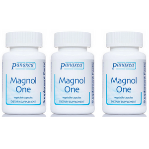 Panaxea MAGNOL ONE 60 x 500 mg Vegetable Capsules Dietary Supplement 3 PACK