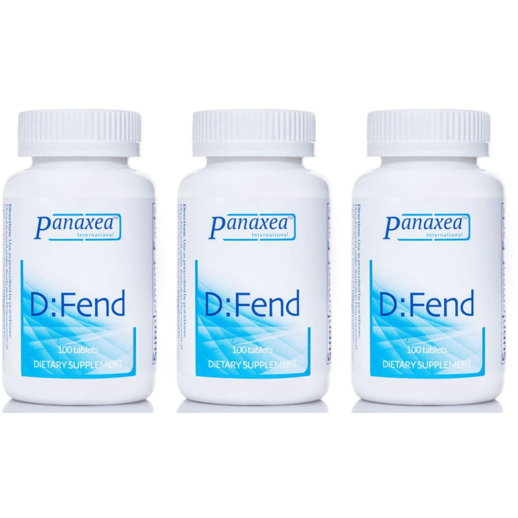 Panaxea D:FEND 100 x 1000 mg Tablets Dietary Supplement 3 PACK