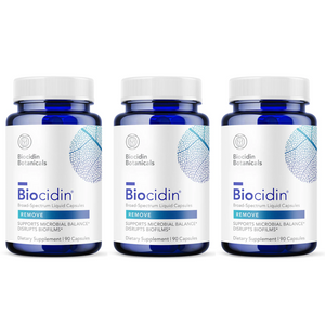 Biocidin Support Microbial Balance & Gut Health Oil Formula 90 Caps 3 PACK