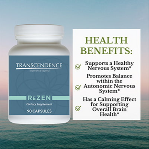 Transformation Enzymes Transcendence Formula Rezen Dietary Supplement 90 caps, supports nervous system and brain health.