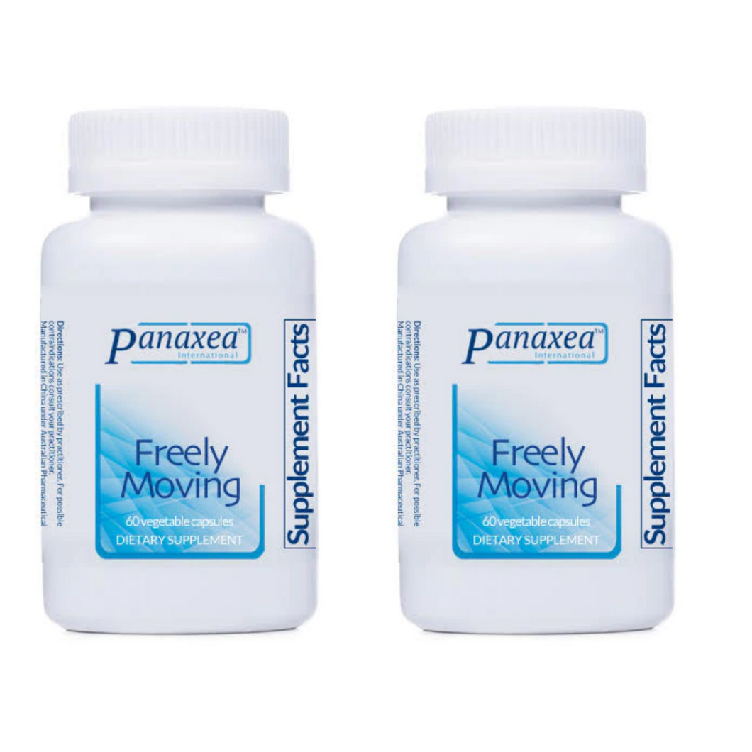 Panaxea Freely Moving 60 x 500 mg Vegetable Capsules Dietary Supplement 2 PACK
