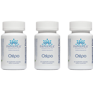Panaxea OSTPO 60 x 500 mg Vegetable Caps Dietary Supplement 3 PACK