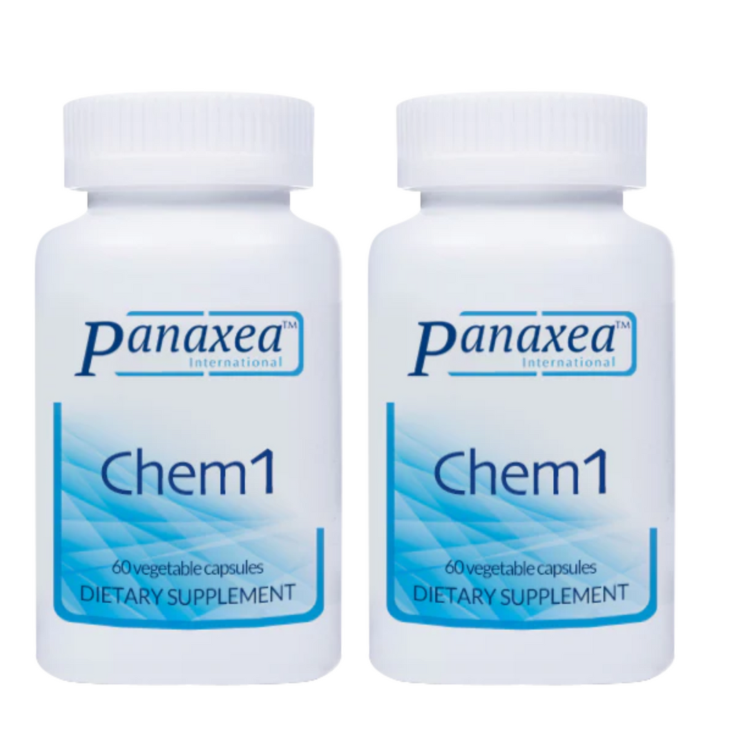 Panaxea CHEM 1 60 x 500mg Vegetable Capsules Dietary Supplement 2 PACK