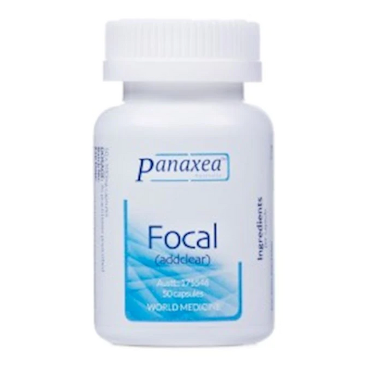 Panaxea Focal Addclear Supports Cognitive Performance Memory 50 x 500 mg 3 PACK