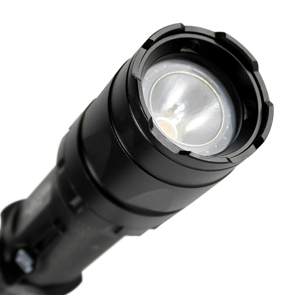 PS Flashlight Trac Tact RX Rechargeable 1500 Lumens Black Waterproof Light