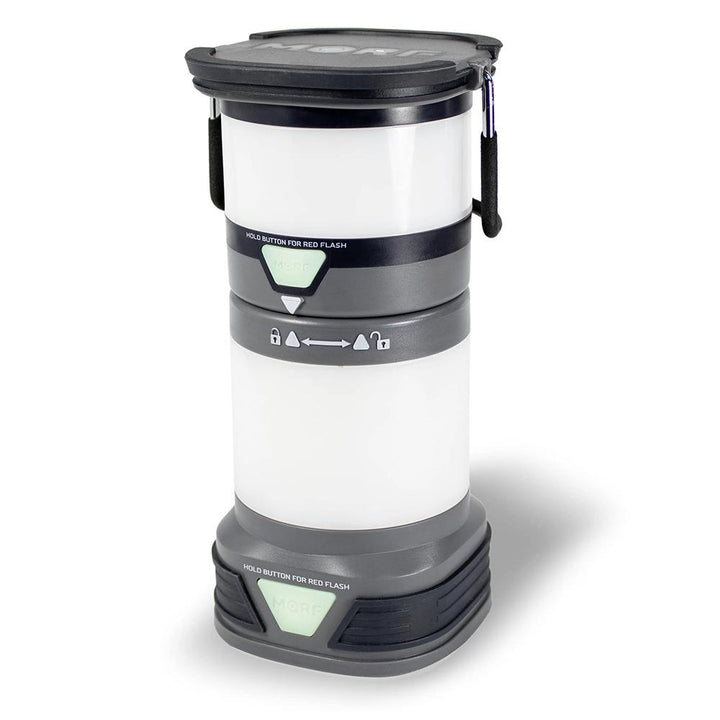 PS Flashlight MORF 2 in 1 Lantern 380 Lumen Black Portable Outdoor Light