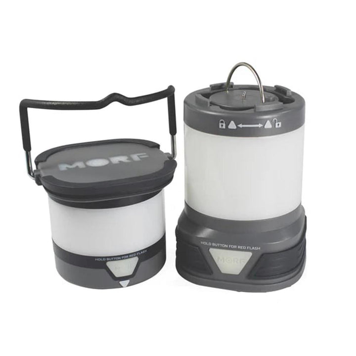 PS Flashlight MORF 2 in 1 Lantern 380 Lumen Black Portable Outdoor Light