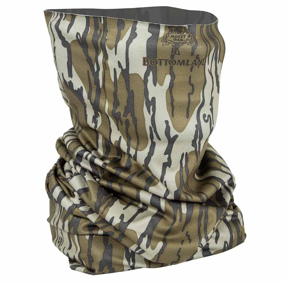 Primos Neck Gaiter Stretch Fit Mossy Oak Bottomland Headwear One Size Fits Most