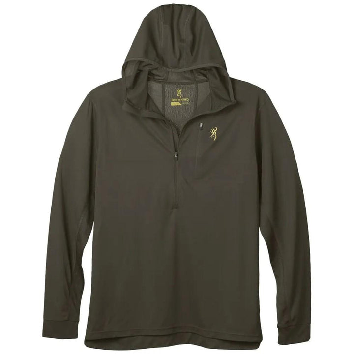 Browning Early Season Hooded Shirt Major Brown M Lightweight Comfortable Fit