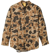 Load image into Gallery viewer, Browning Wasatch CB Shirt XL Vintage Tan Camo Button Front 2 Pocket Durable
