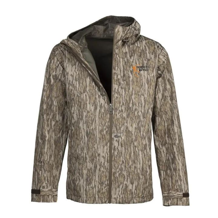 Browning Rain Shell Jacket Mossy Oak Bottomland L Waterproof Outdoor Wear
