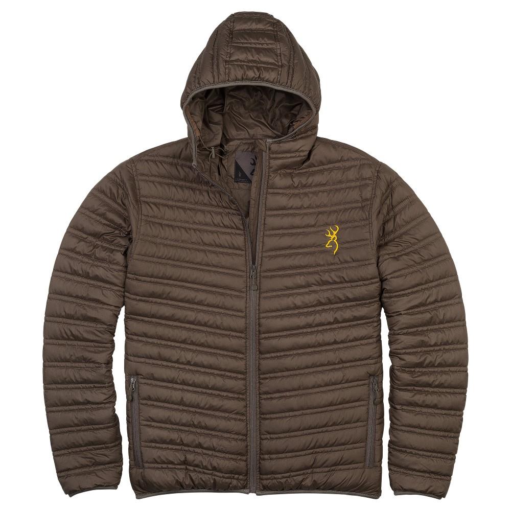 Chaqueta acolchada plegable Browning Major Brown pequeña, ligera y cálida