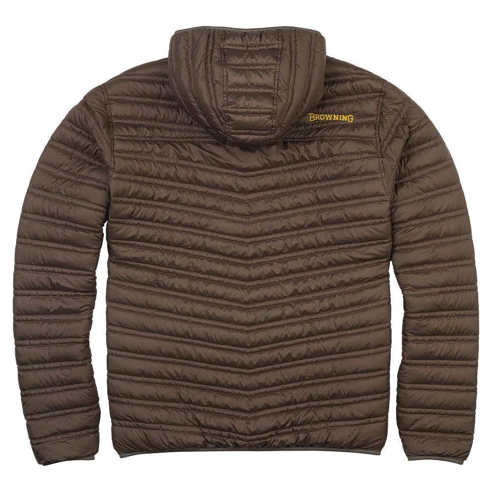 Chaqueta acolchada plegable Browning Major Brown pequeña, ligera y cálida