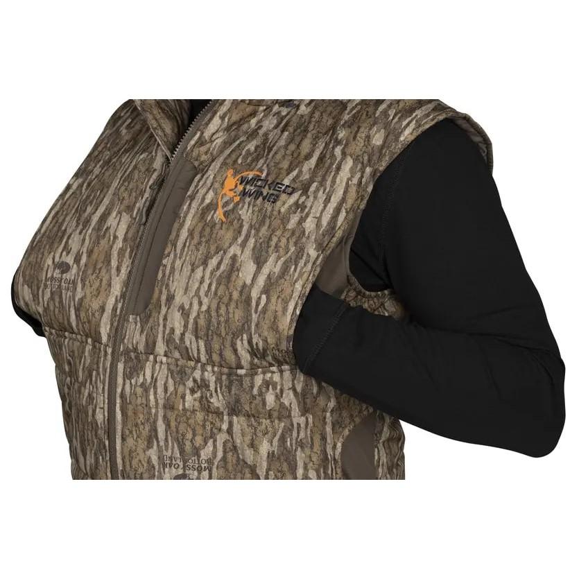 Chaleco aislante Browning Mossy Oak Bottomland L Ligero Cálido Cómodo