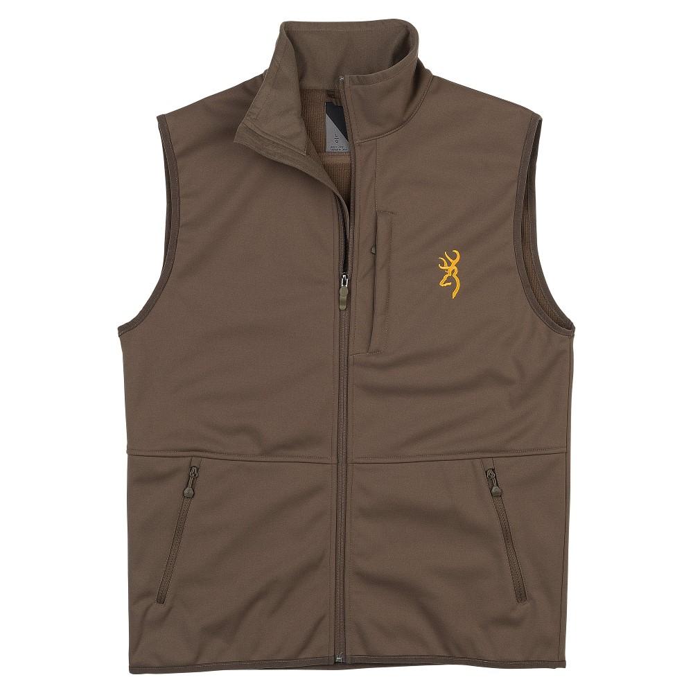 Chaleco Softshell Browning Major Brown, talla S, ropa de caza al aire libre