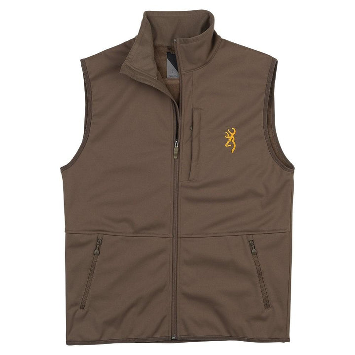 Chaleco Softshell Browning Major Brown, talla S, ropa de caza al aire libre