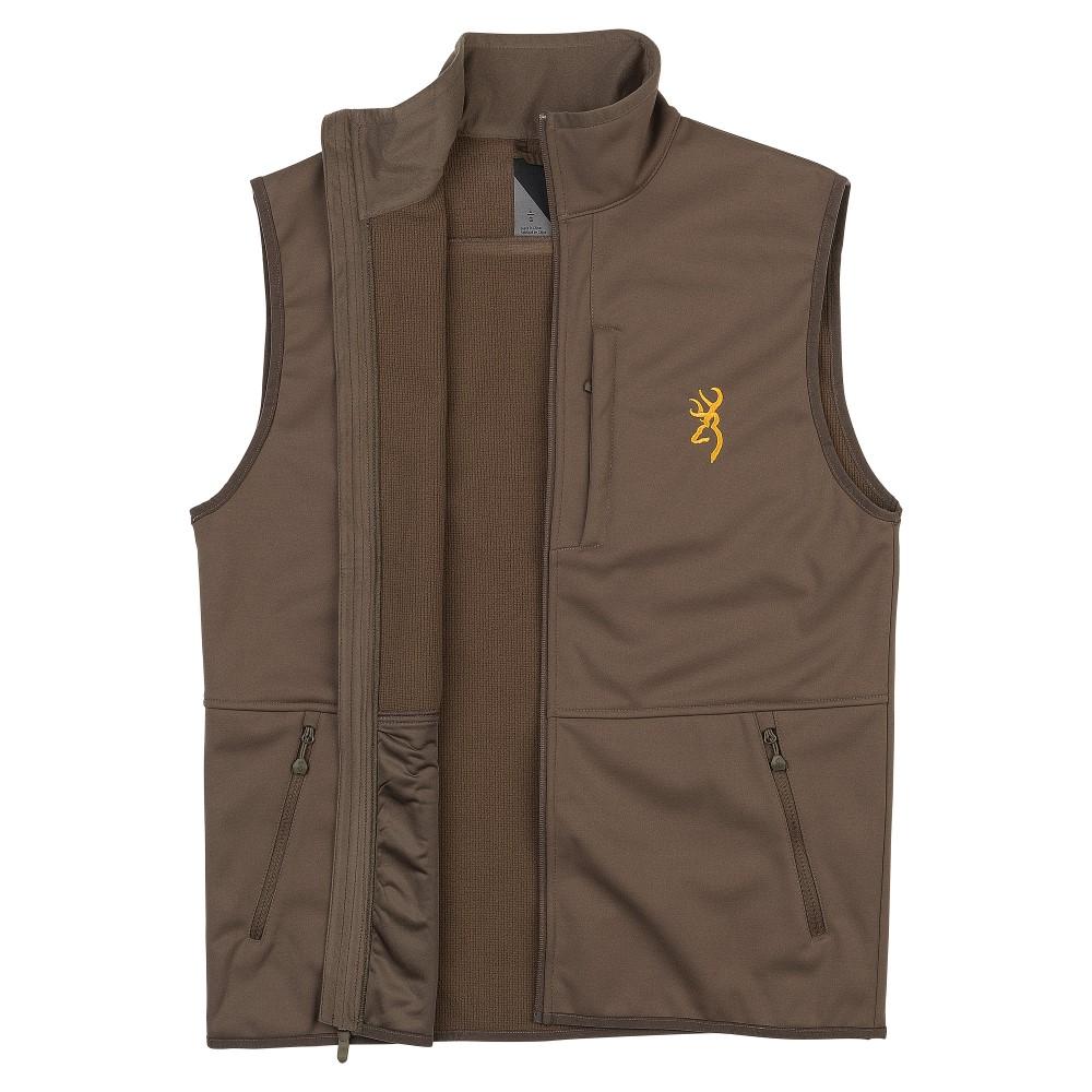 Chaleco Softshell Browning Major Brown, talla S, ropa de caza al aire libre