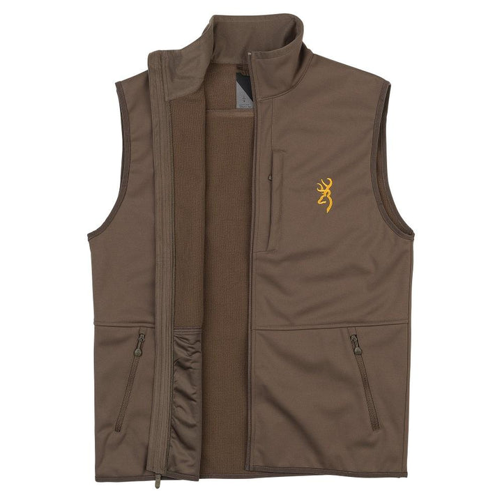 Chaleco Softshell Browning Major Brown, talla S, ropa de caza al aire libre