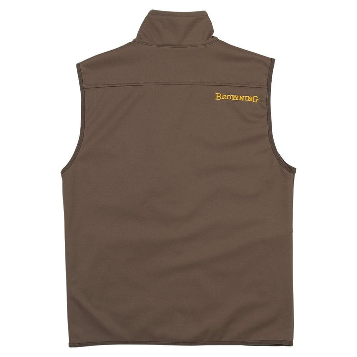 Chaleco Softshell Browning Major Brown, talla S, ropa de caza al aire libre