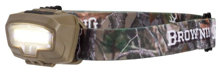 Browning Night Gig Headlamp FDE Bright LED Adjustable Outdoor Light