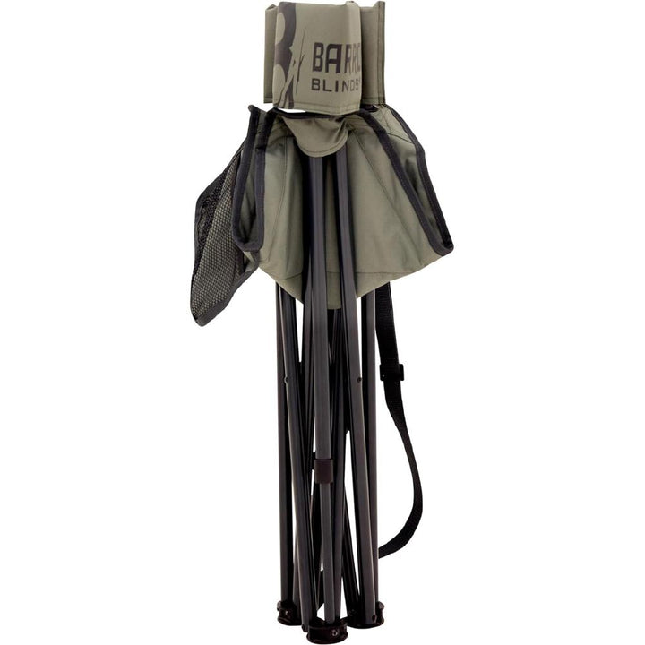 Barronett Blinds Aluminum XL Blind Chair Comfortable Portable Folding Seat Grey