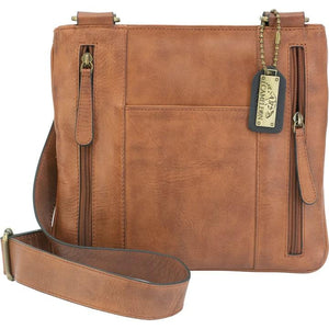 Rugged Rare Rugged Rare Hephaestus Concealed Carry Purse Ares Tan Leather 11" X 10" X 2"