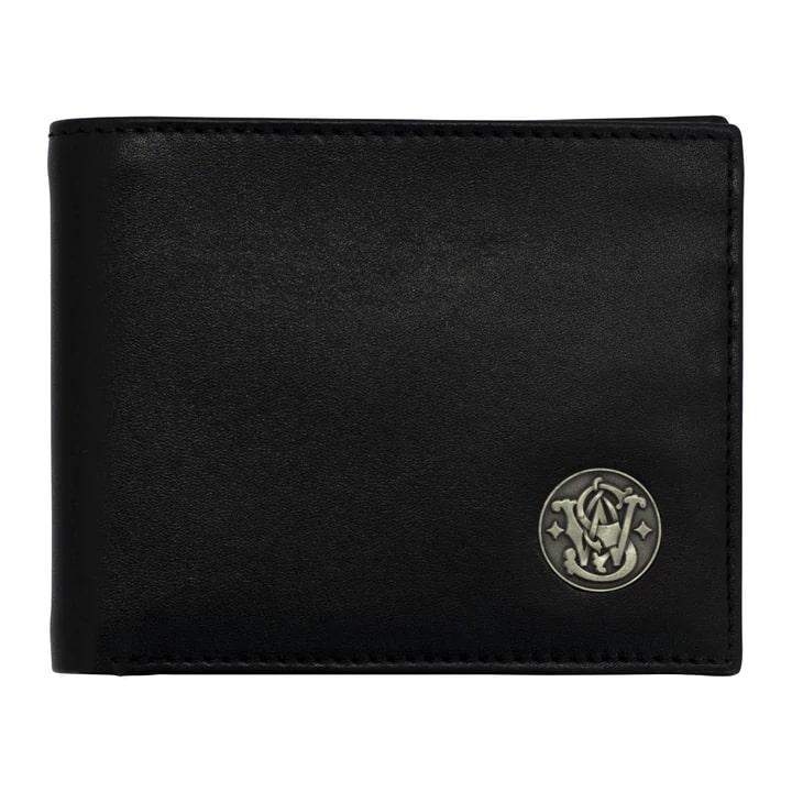 Rugged Rare Bifold Wallet Black Slim Durable Leather Money Card Holder for Men