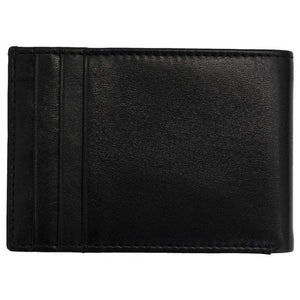 Rugged Rare Smith & Wesson Front Pocket ‎RFID Leather Handmade Wallet Black