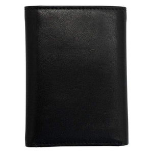 Rugged Rare Smith & Wesson Tri-Fold Wallet Black Trifold 3"W x 4.25"H