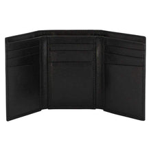 Load image into Gallery viewer, Rugged Rare Smith &amp; Wesson Tri-Fold Wallet Black Trifold 3&quot;W x 4.25&quot;H
