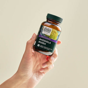 Gaia Herbs Rhodiola Rosea 60 Liquid Phyto Caps Stress Support Supplement