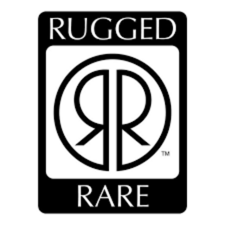 Rugged Rare Tri-Fold Wallet Black Leather Slim Durable Lightweight Men Women