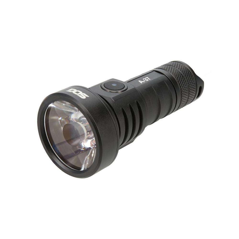 SOG Knives A37 Flashlight 1320 Lumens Rechargeable Outdoor Light Black