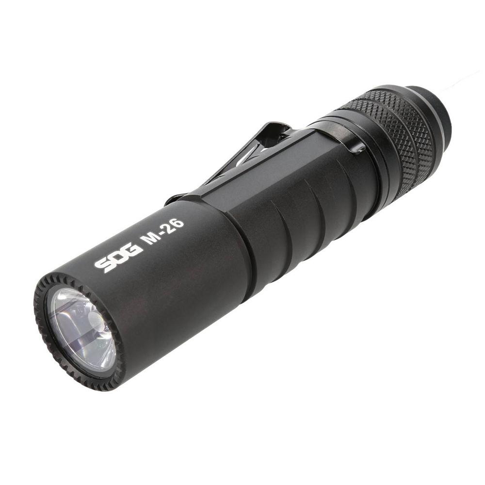SOG Knives M26 Flashlight 1300 Lumens Rechargeable Outdoor Light Black