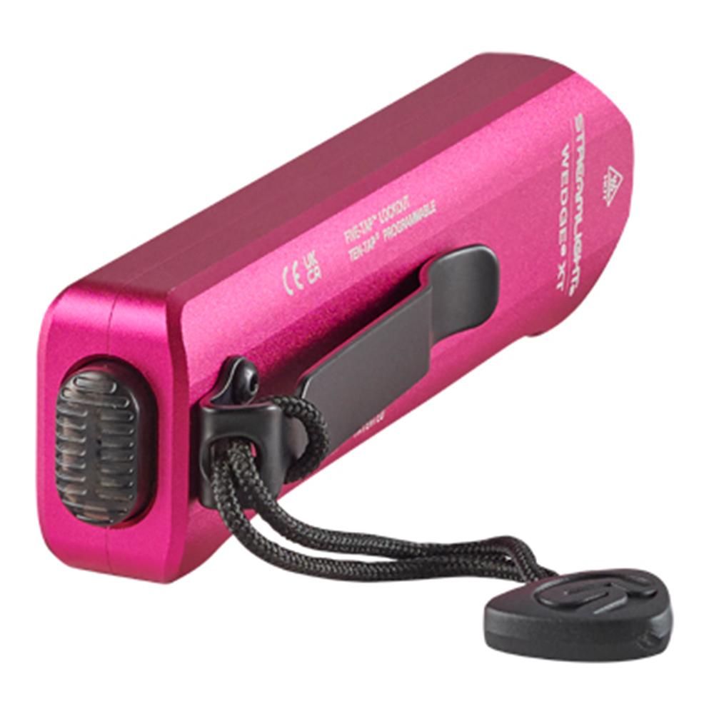 Streamlight Wedge XT w/USB-C cord and pocket lanyard - Pink (BCRF)