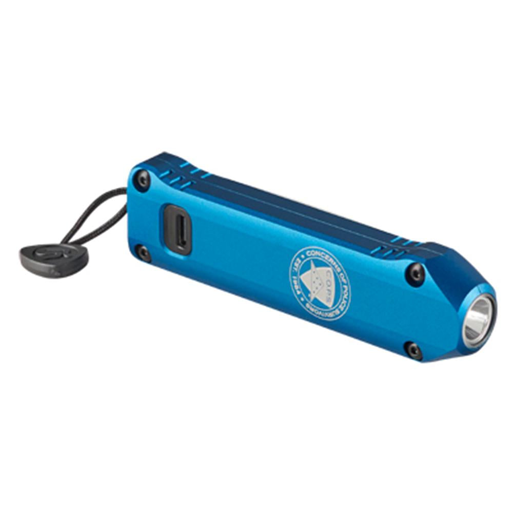 Streamlight Wedge XT w/USB-C cord and pocket lanyard - Blue (C.O.P.S)
