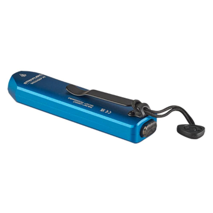Streamlight Wedge XT w/USB-C cord and pocket lanyard - Blue (C.O.P.S)