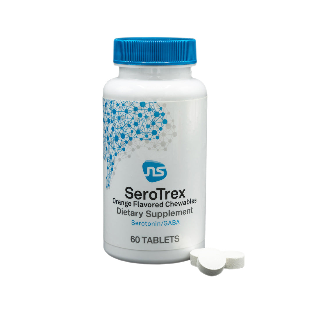 NeuroScience SeroTrex 60 comprimidos masticables que favorecen el estado de ánimo y el manejo del estrés